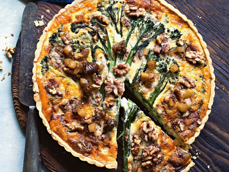 Broccoli Blue Cheese Tart