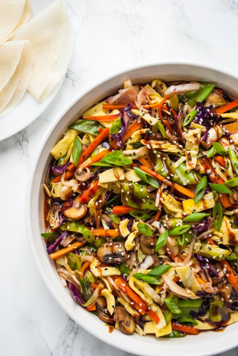 Moo Shu Vegetables (No Pancakes)