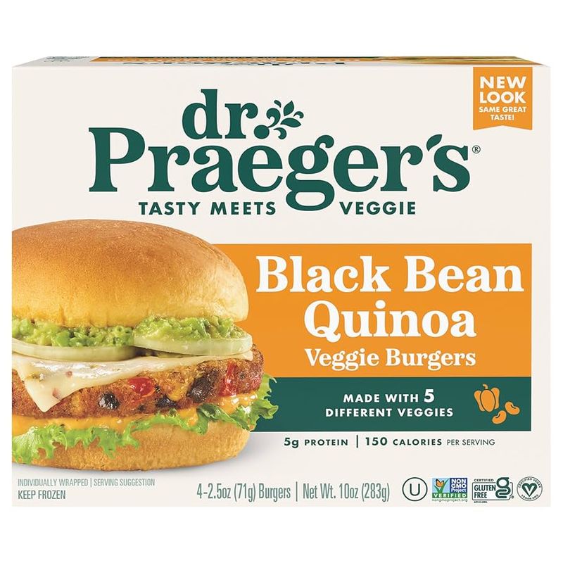 Dr. Praeger's Black Bean Quinoa Veggie Burgers