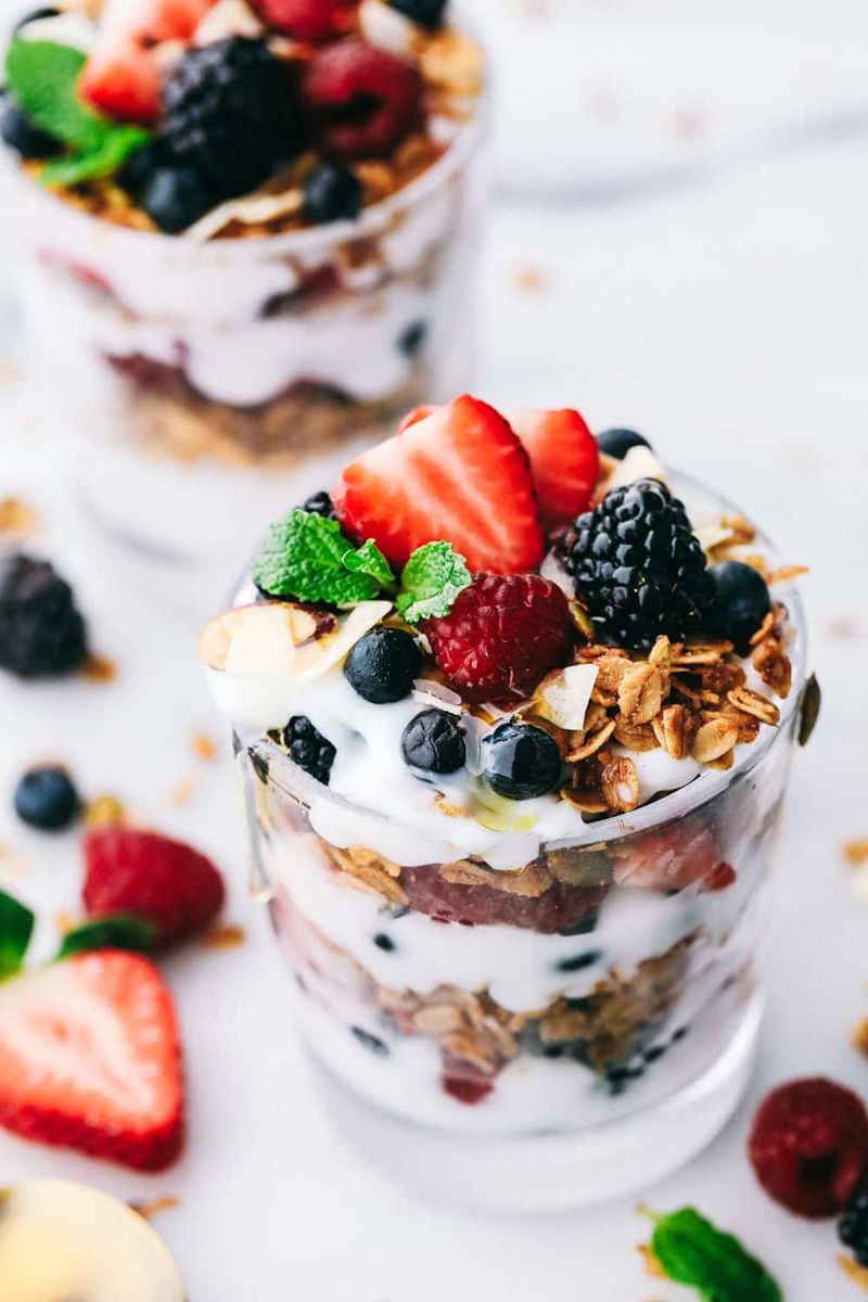 Layered Yogurt Parfait Surprise
