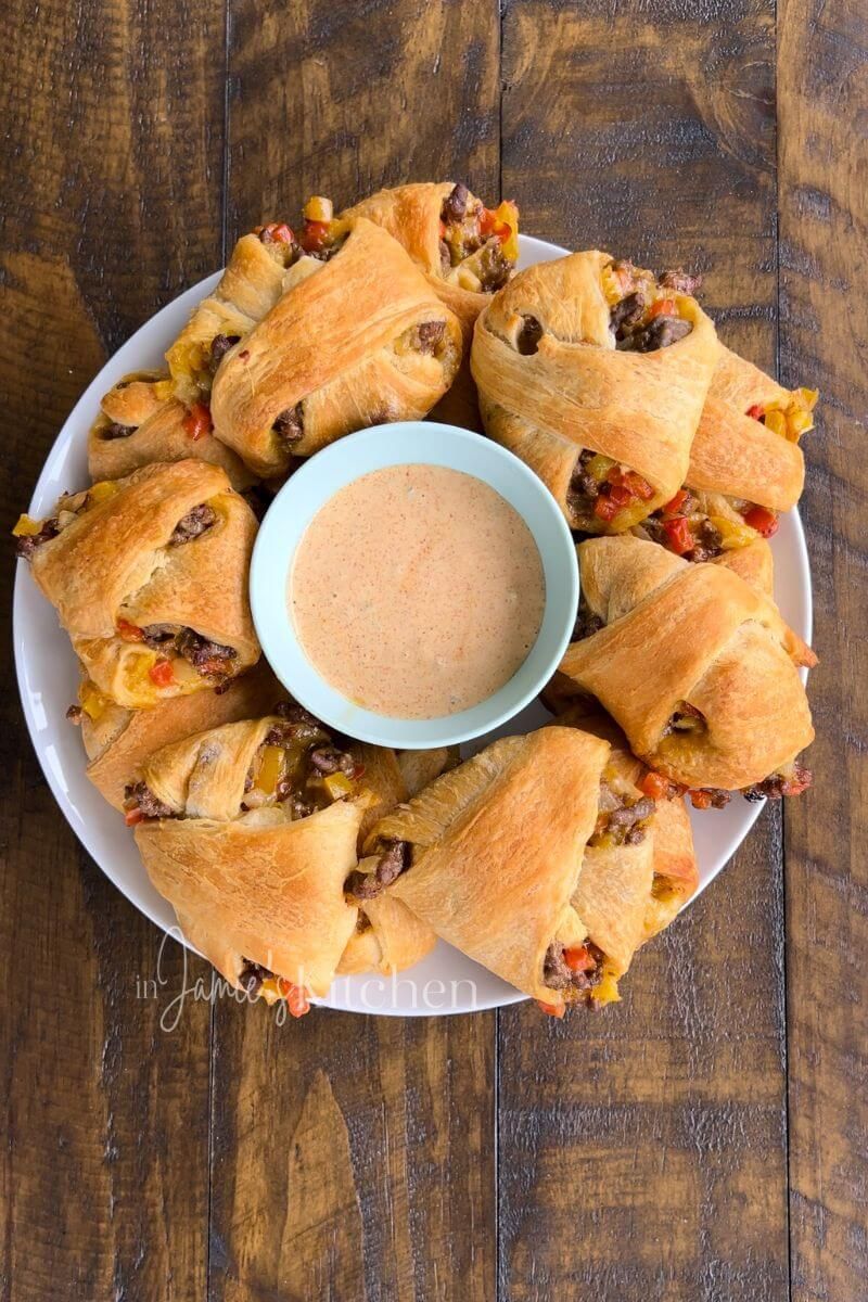 Cheeseburger Crescents