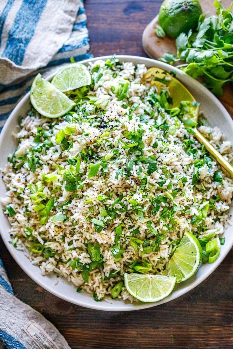 Garlic Cilantro Lime Rice