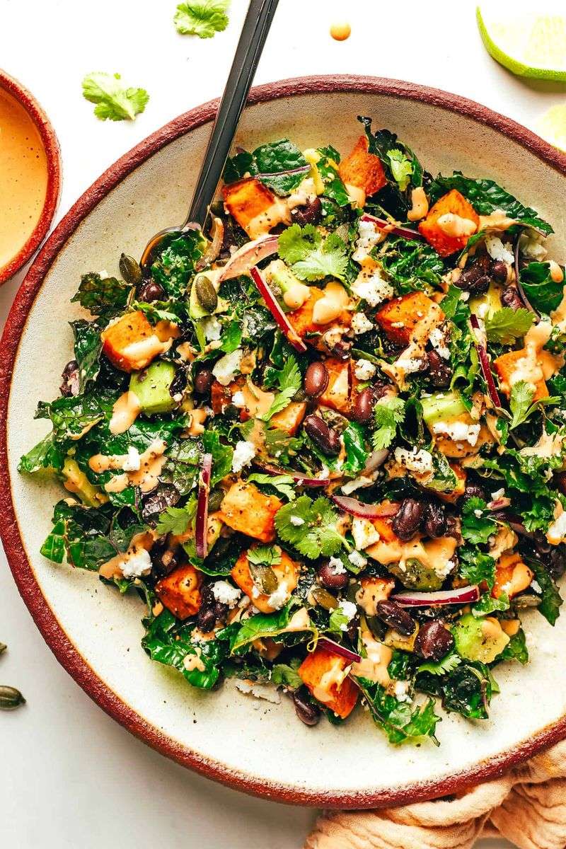 Easy Vegan Sweet Potato Salad