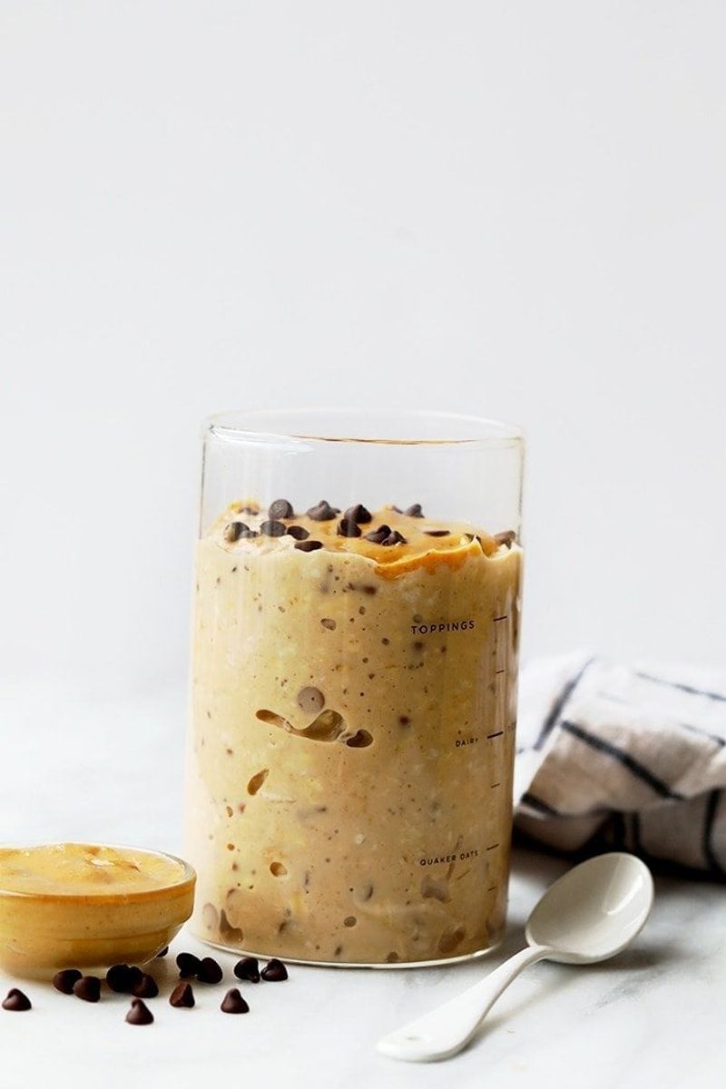 Peanut Butter Cookie Dough Overnight Oats