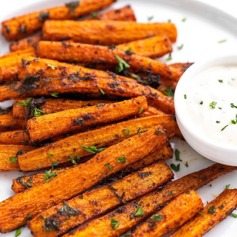 Carrot Fries with Ranch Seasoning