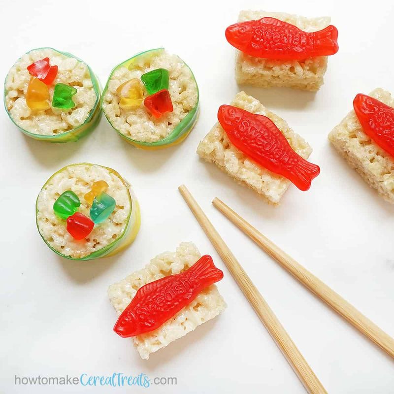 Rice Krispies Sushi Rolls