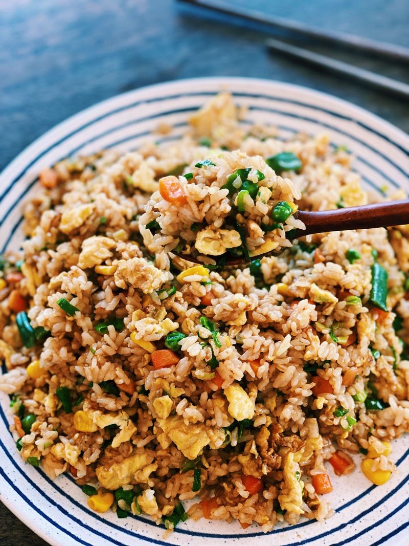 Egg Fried Rice (with Day-Old Takeout)