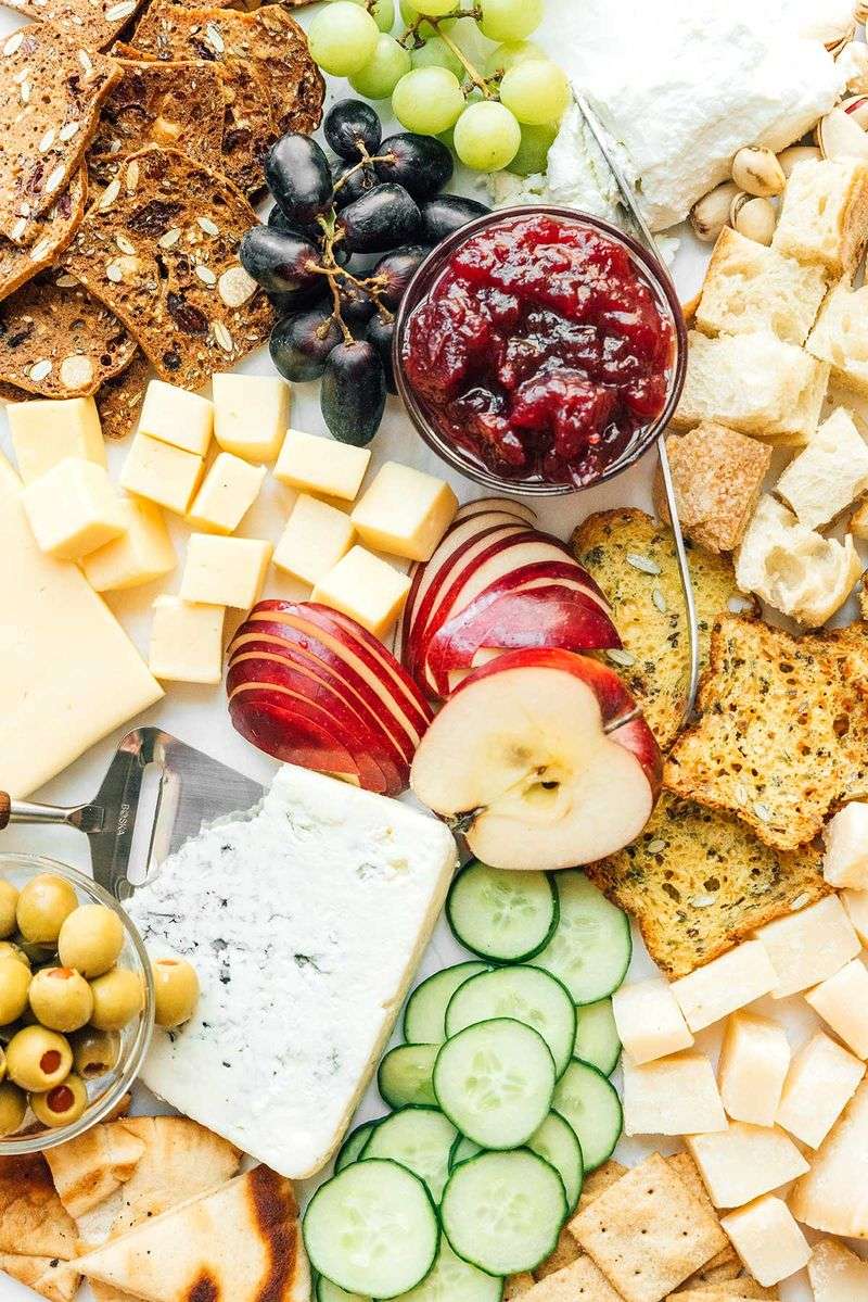 Plain Cheese Cubes & Crackers