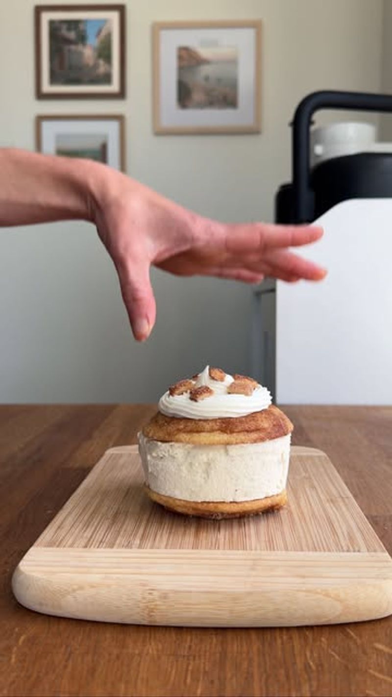 Cinnamon Toast Crunch Ice Cream Sandwiches