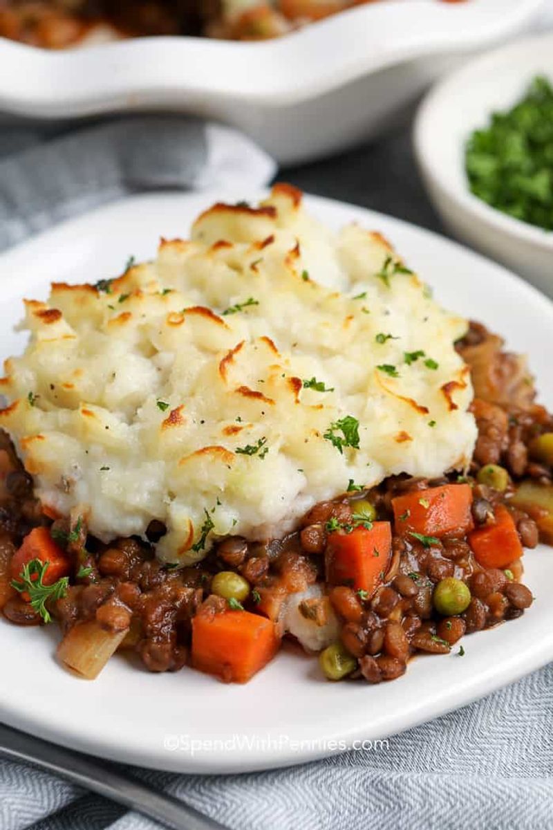 Hearty Lentil and Vegetable Shepherd's Pie