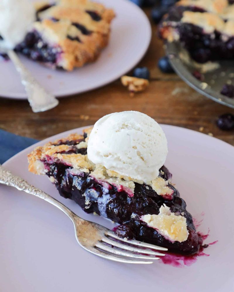 Blueberry Pie + Lemon Sorbet: Refreshing Zing