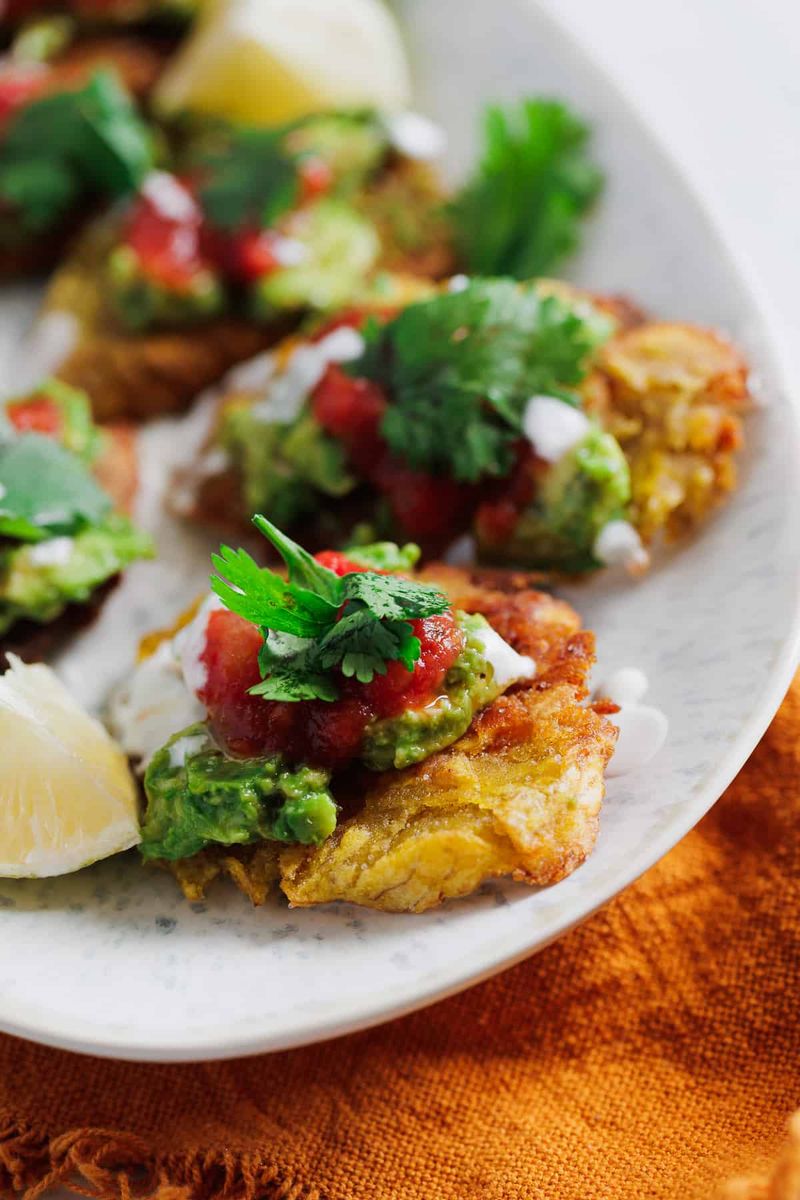Patacones: Twice-Fried Plantain Discs