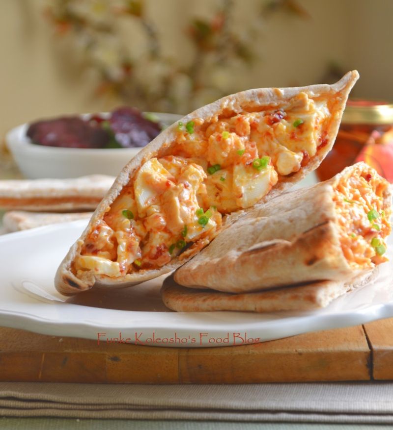 Egg Salad Pita Pockets
