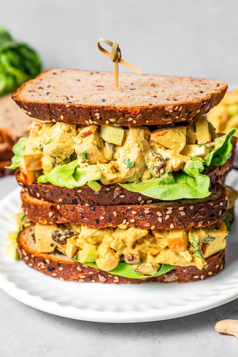 Curried Chicken Salad Sandwiches
