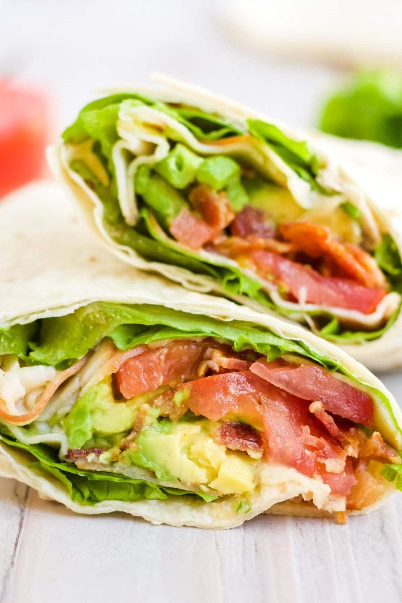 Turkey BLT Wraps