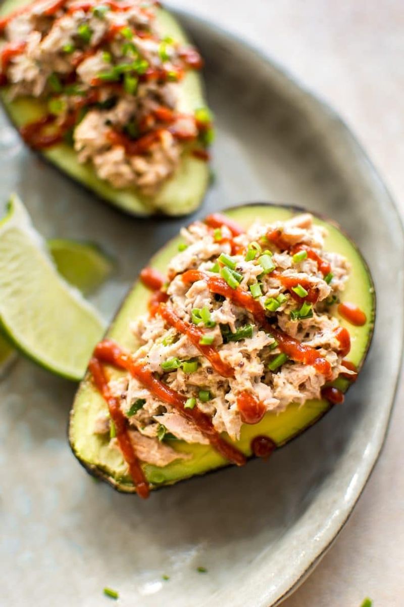 Tuna-Stuffed Avocado Boats