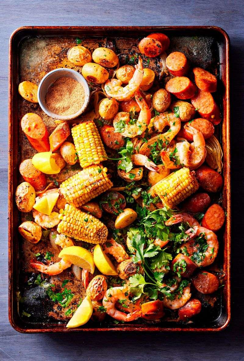 Shrimp & Kielbasa