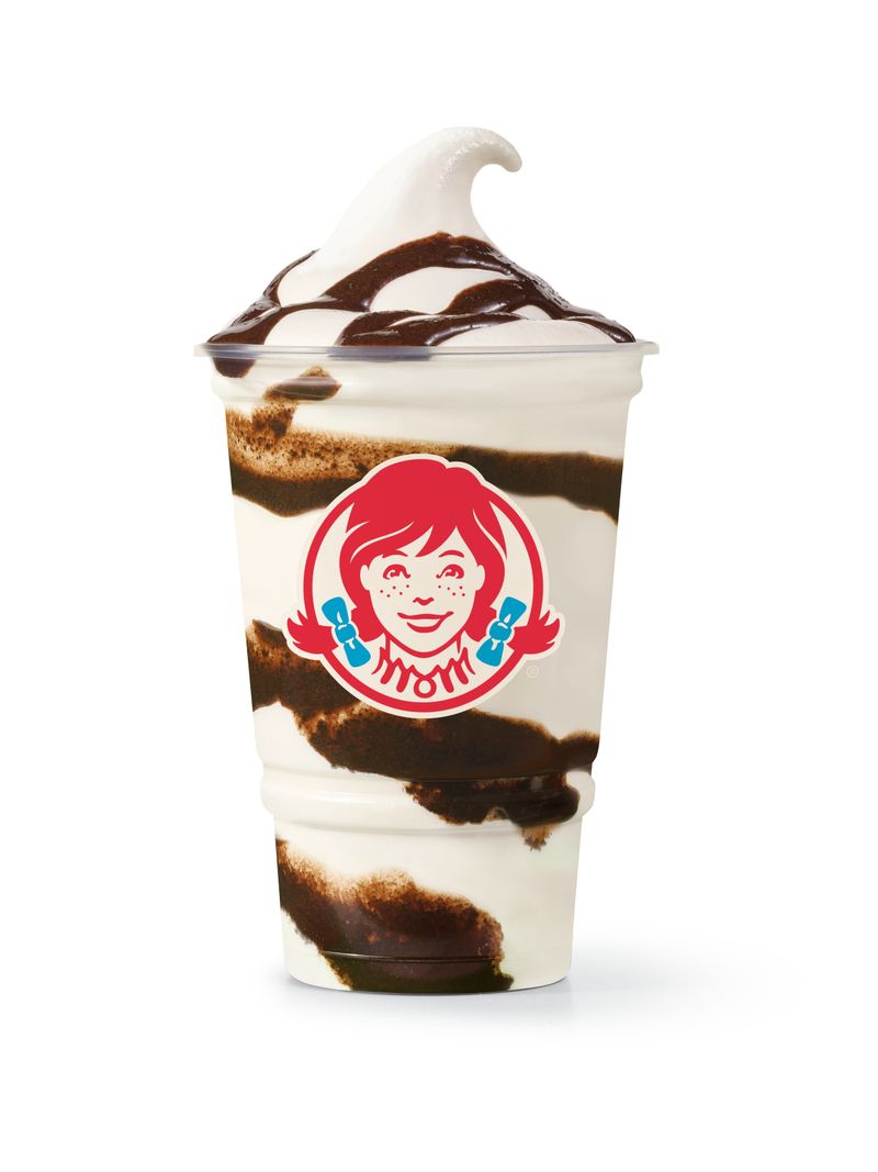Frosty with Chocolate Syrup