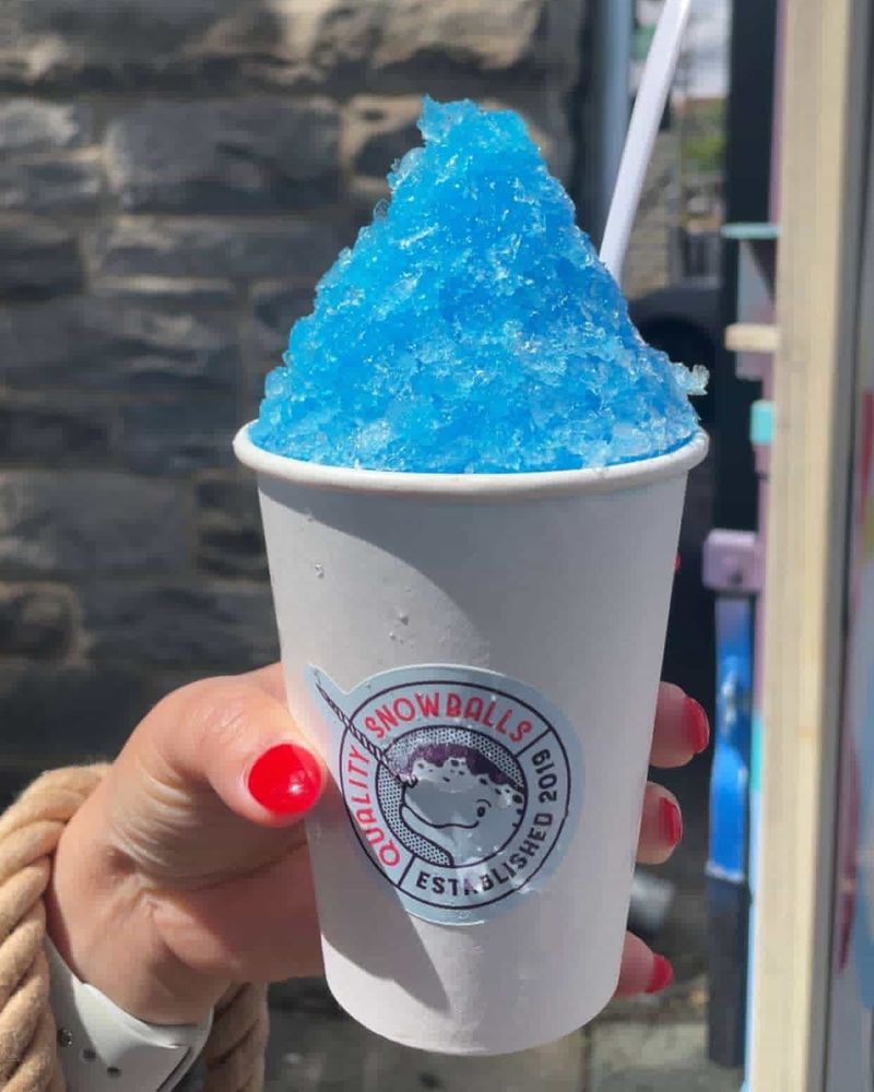 Blueberry Snowballs That Turned Tongues Purple