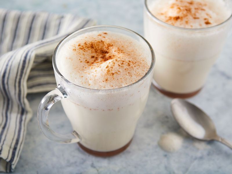 Warm Milk with Honey and Cinnamon