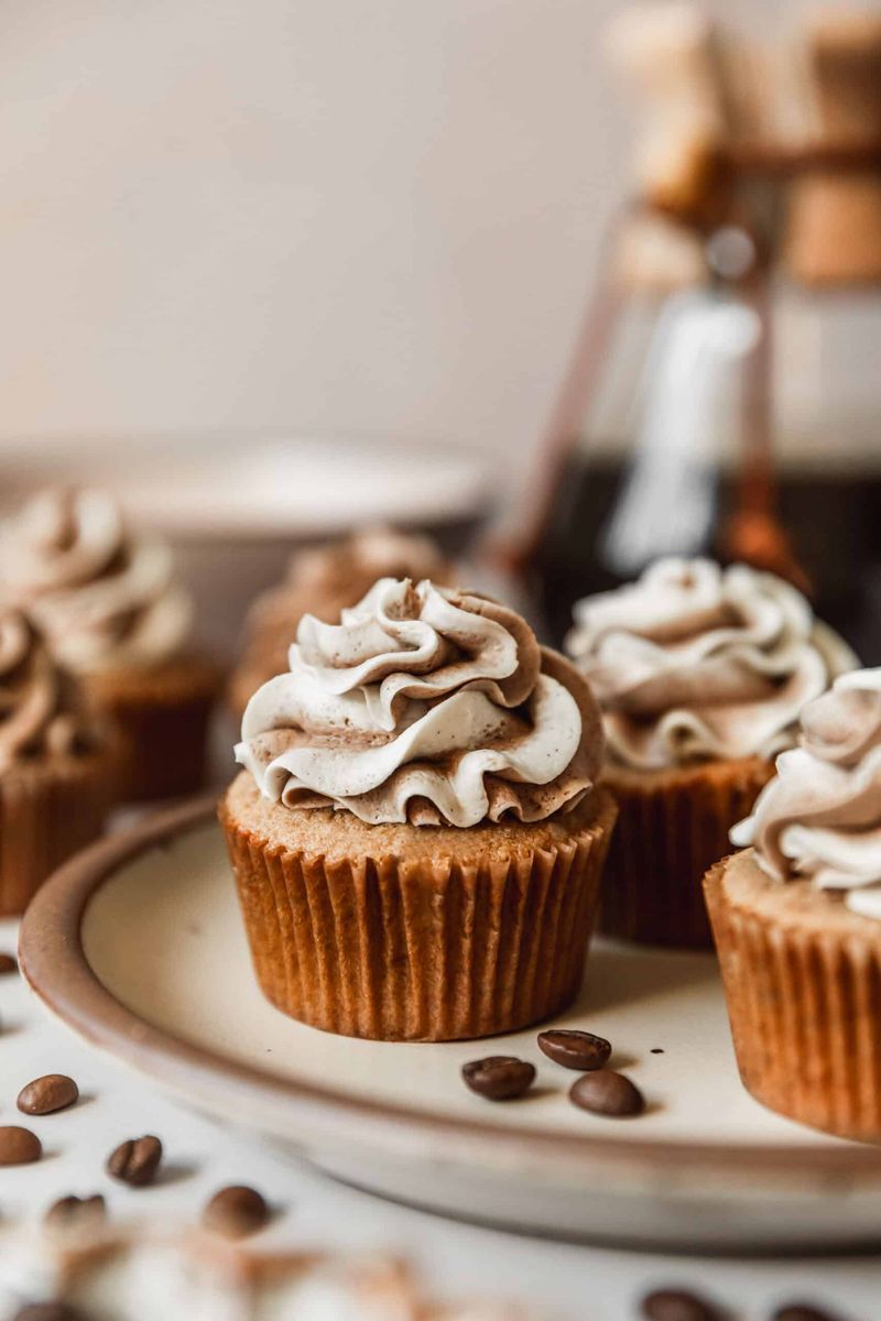 Fluffy Coffee Cupcakes