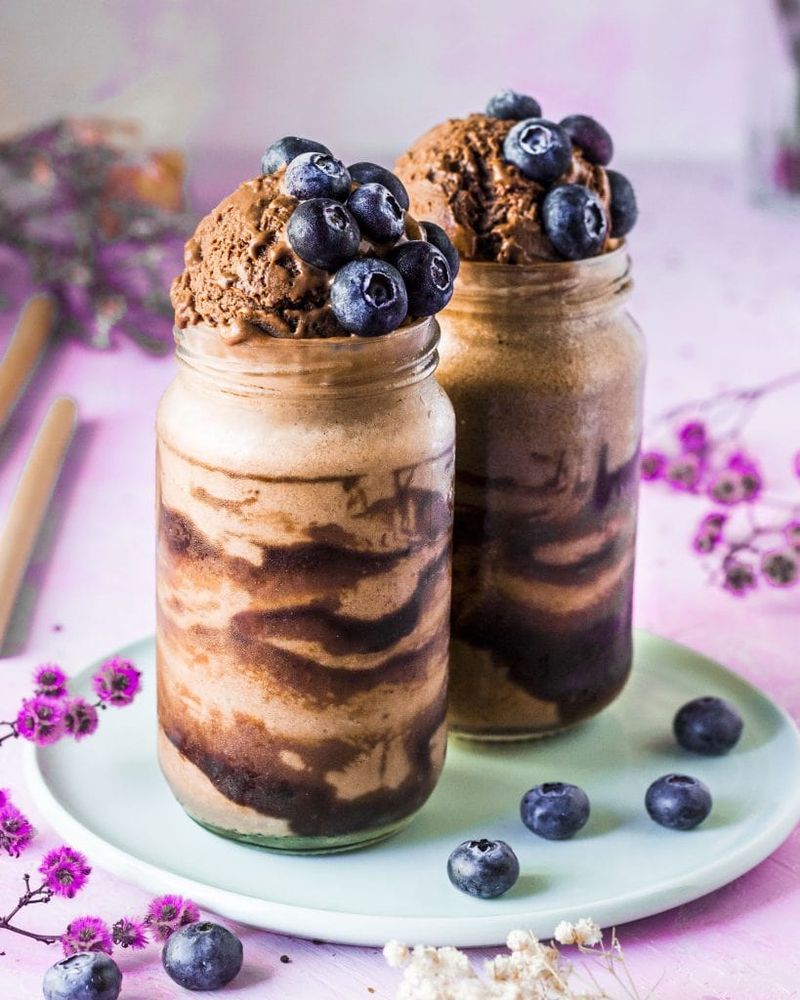 Chocolate Ice Cream Smoothie