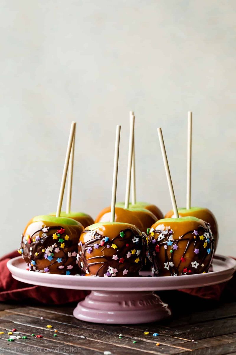 Caramel Apples That Required Two Hands