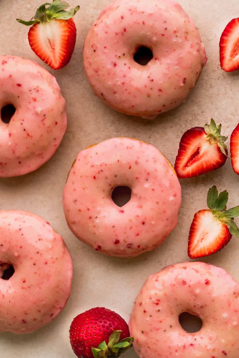 Strawberry Donuts