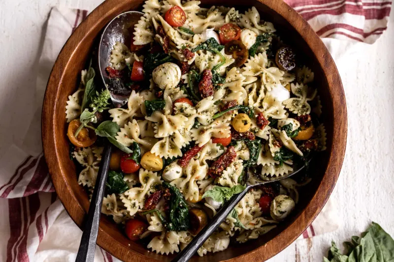 Zesty Pesto Pasta Salad