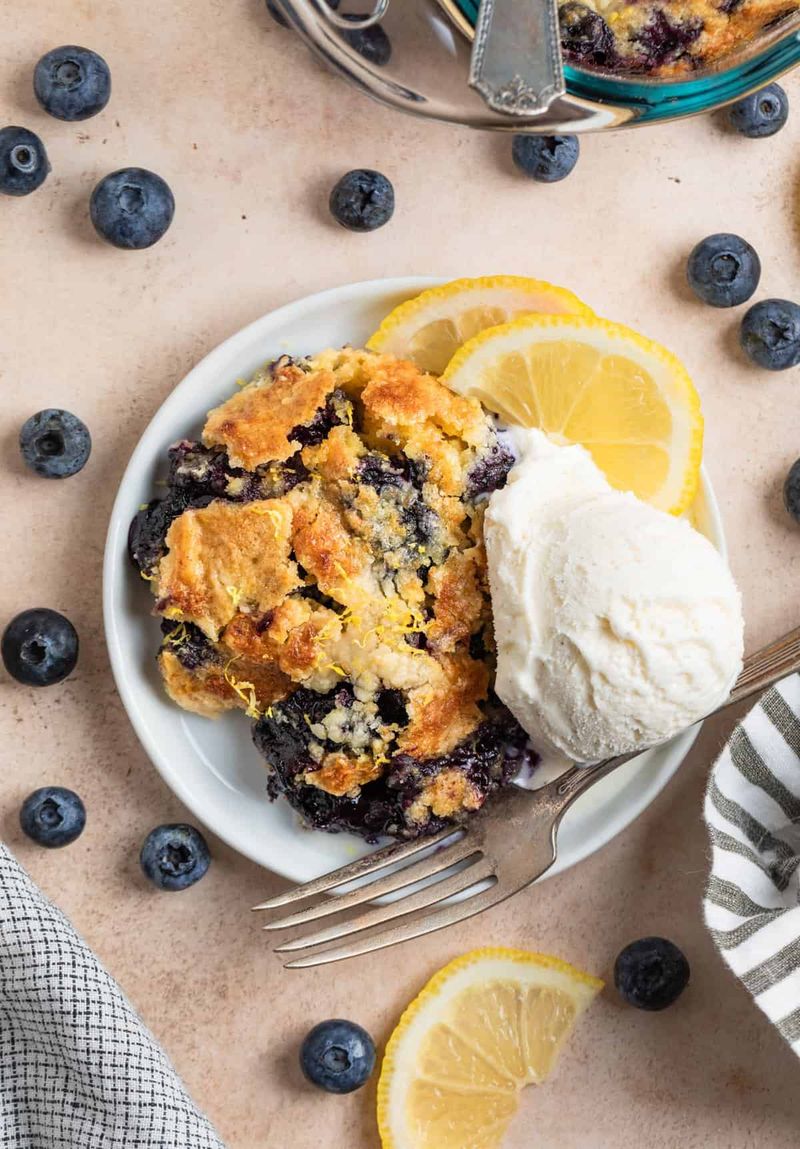 Lemon Blueberry Dump Cake