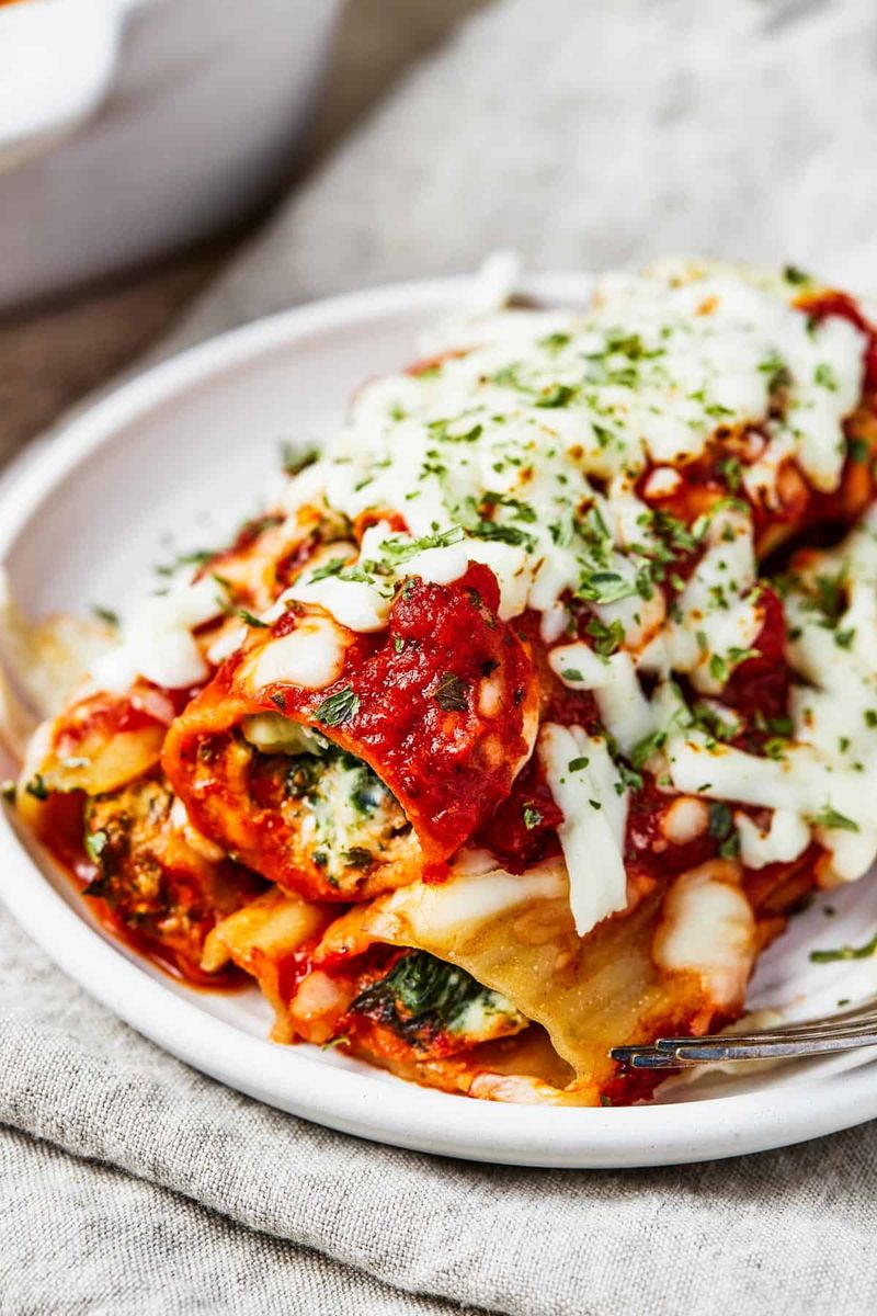 Cheese-Stuffed Manicotti
