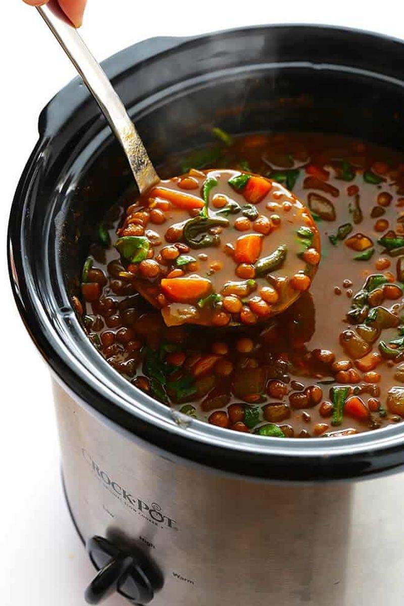 Slow Cooker Lentil Soup
