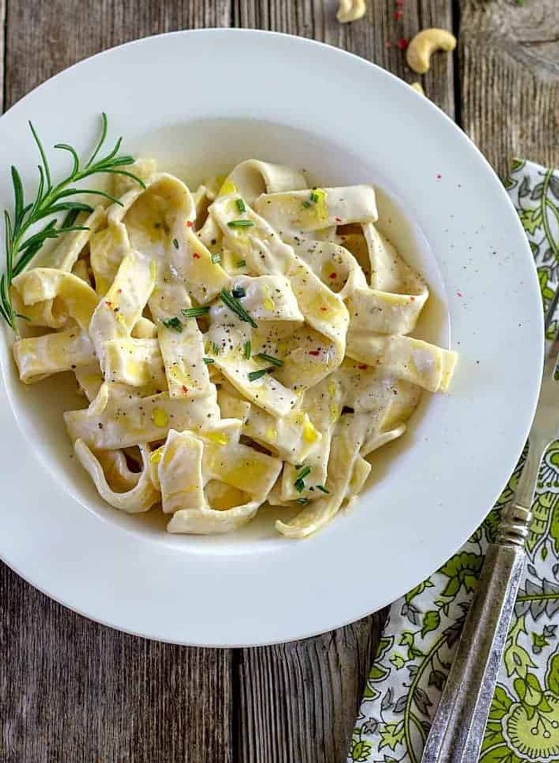 Cashew Alfredo Pasta