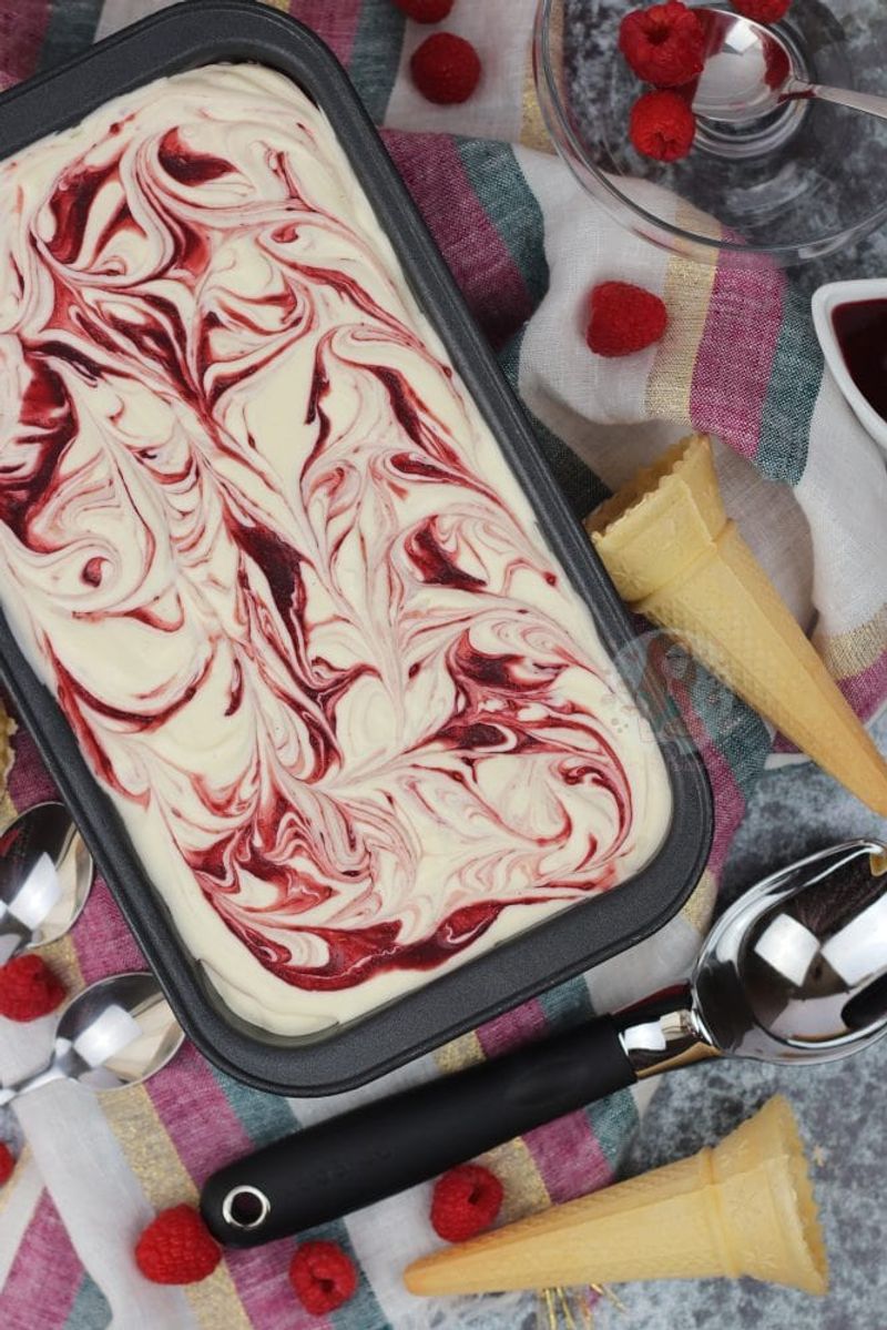 Raspberry Ripple Ice Cream