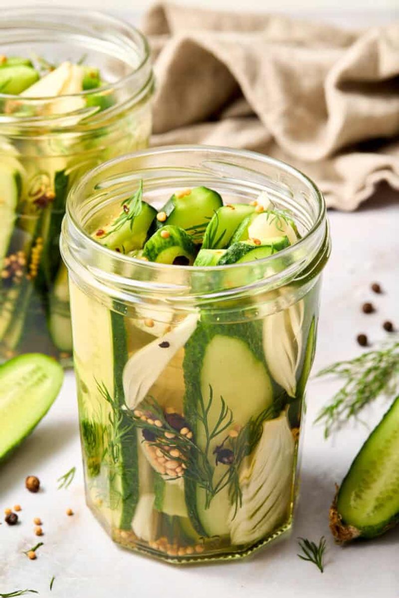 Open Pickle Jars Stay Crisp