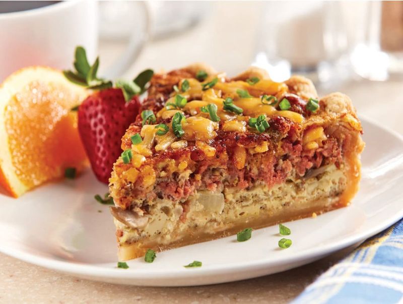 Corned Beef Hash Quiche