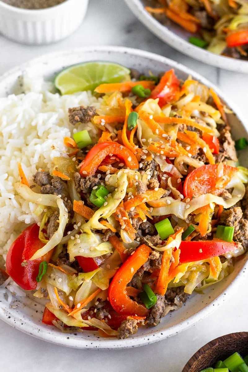 Corned Beef and Cabbage Stir-Fry