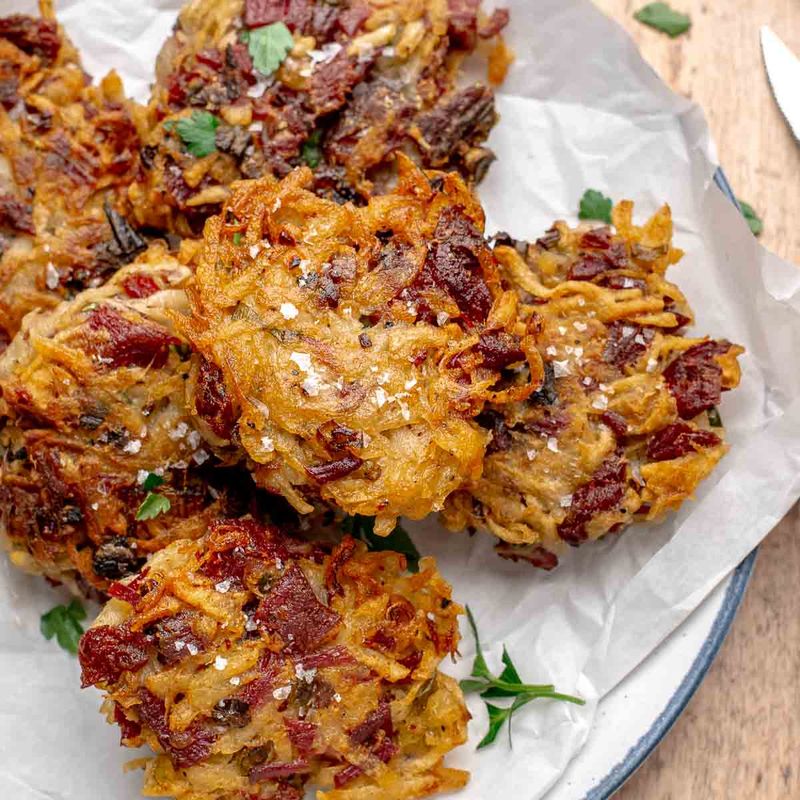 Crispy Corned Beef Fritters