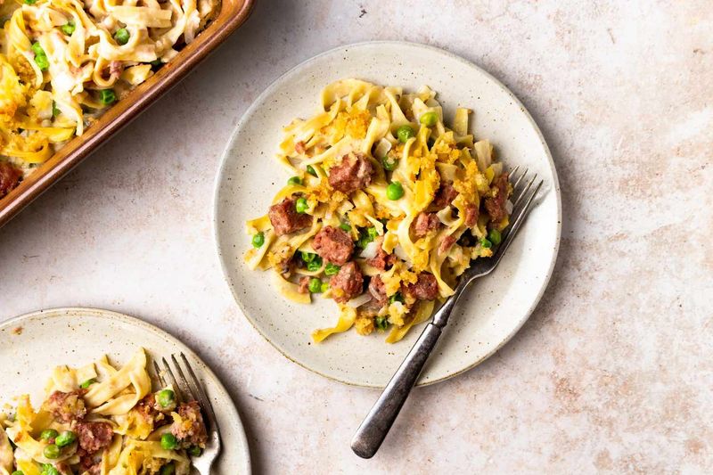 Corned Beef and Noodle Casserole