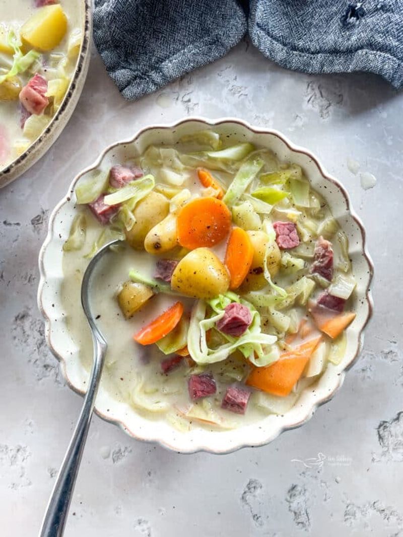 Corned Beef and Cabbage Soup