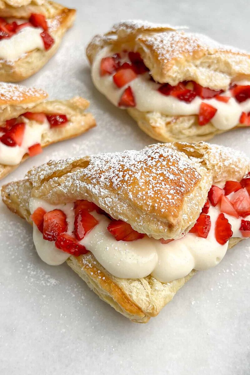 Strawberry Cream Cheese Turnovers