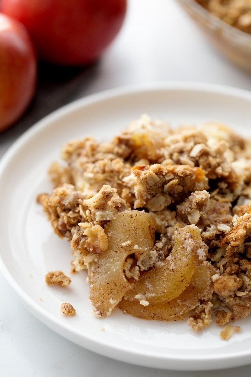 Cream Cheese Apple Crisp