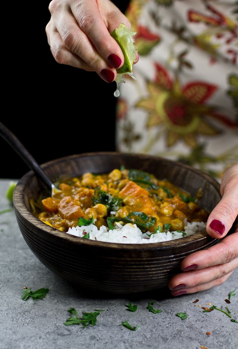 Sweet Potato & Black Bean Curry