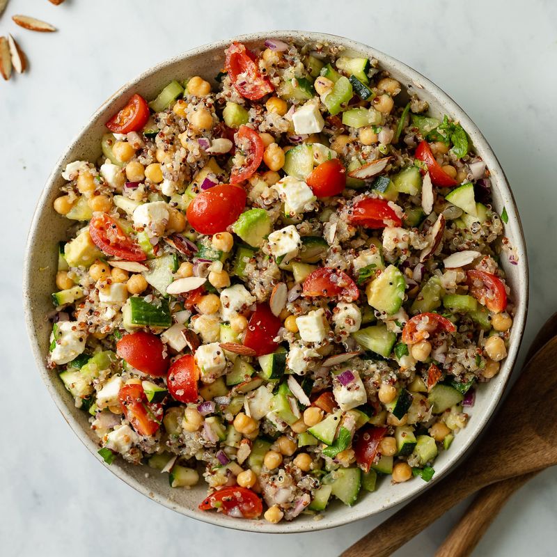 Quinoa Chickpea Salad