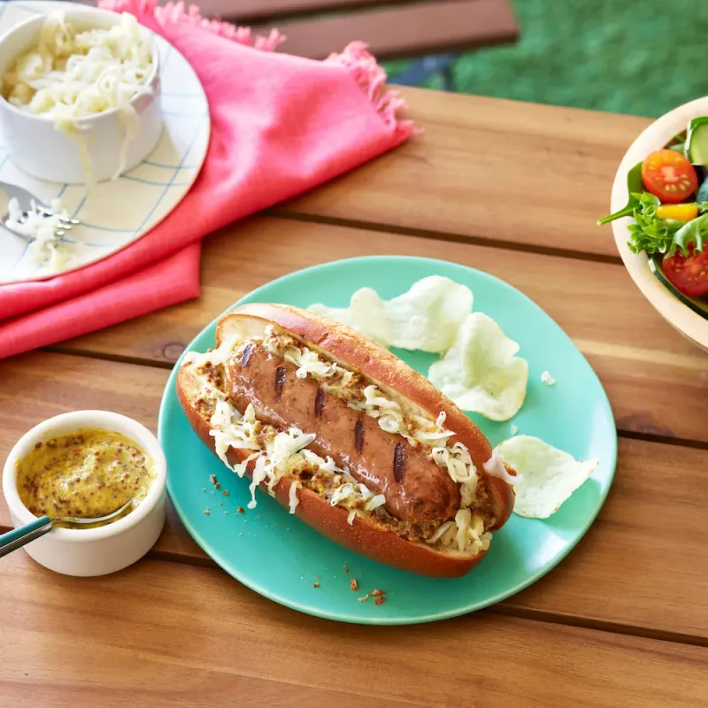 Hearty Bratwurst Sandwich