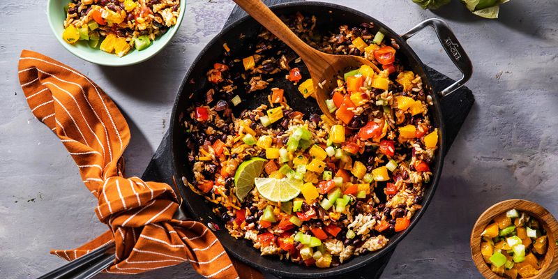 Mexican-Style Black Bean Skillet