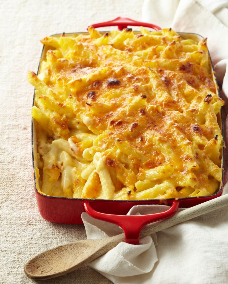 Three-Cheese Macaroni Casserole