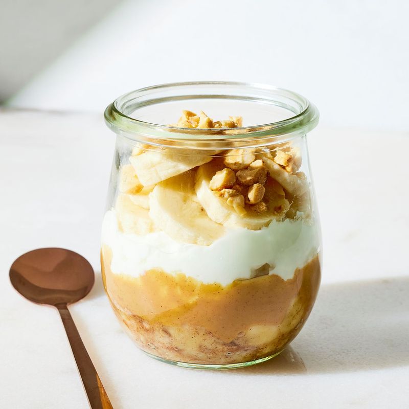 Banana–Peanut Butter Yogurt Parfait
