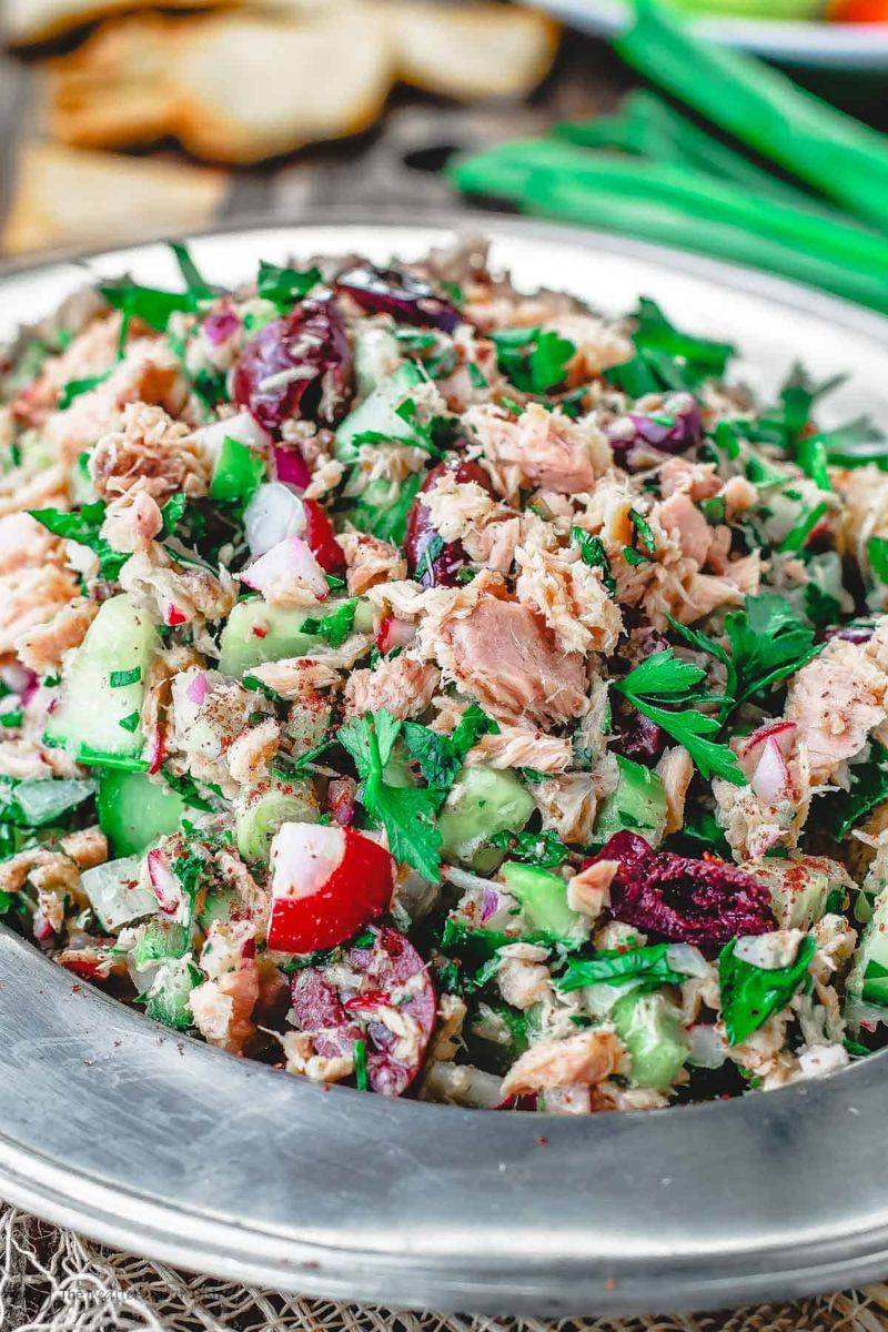 Mix Different Tuna Textures Together
