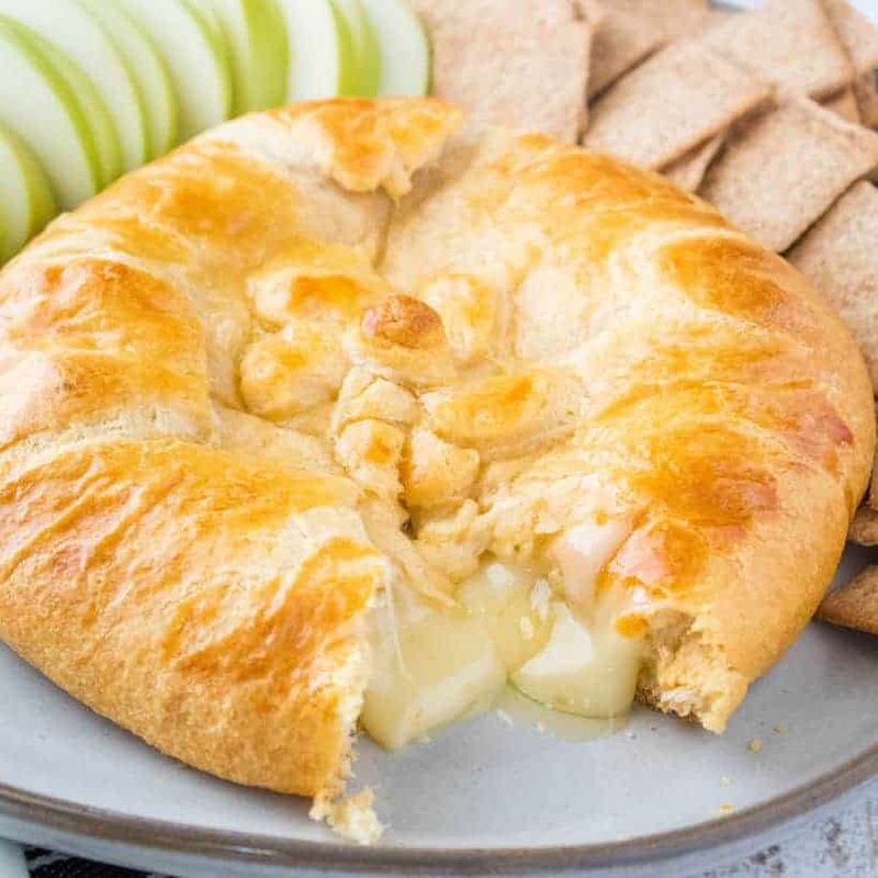 Crescent-Wrapped Brie
